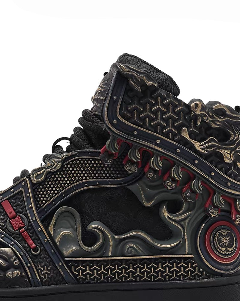 Techwear Armor High-Top Sneakers