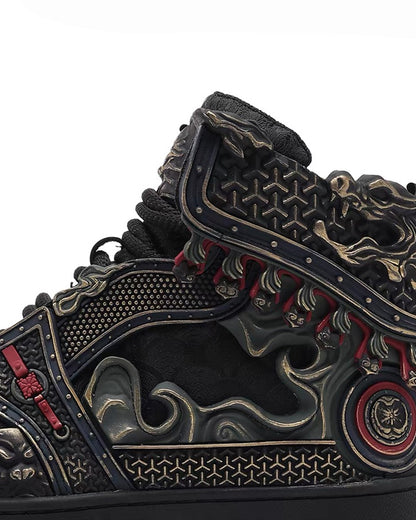 Techwear Armor High-Top Sneakers
