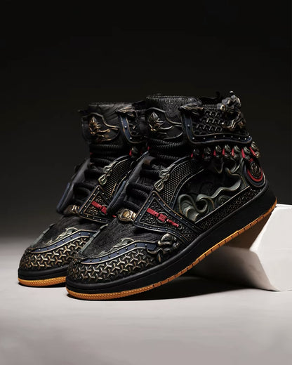 Techwear Armor High-Top Sneakers