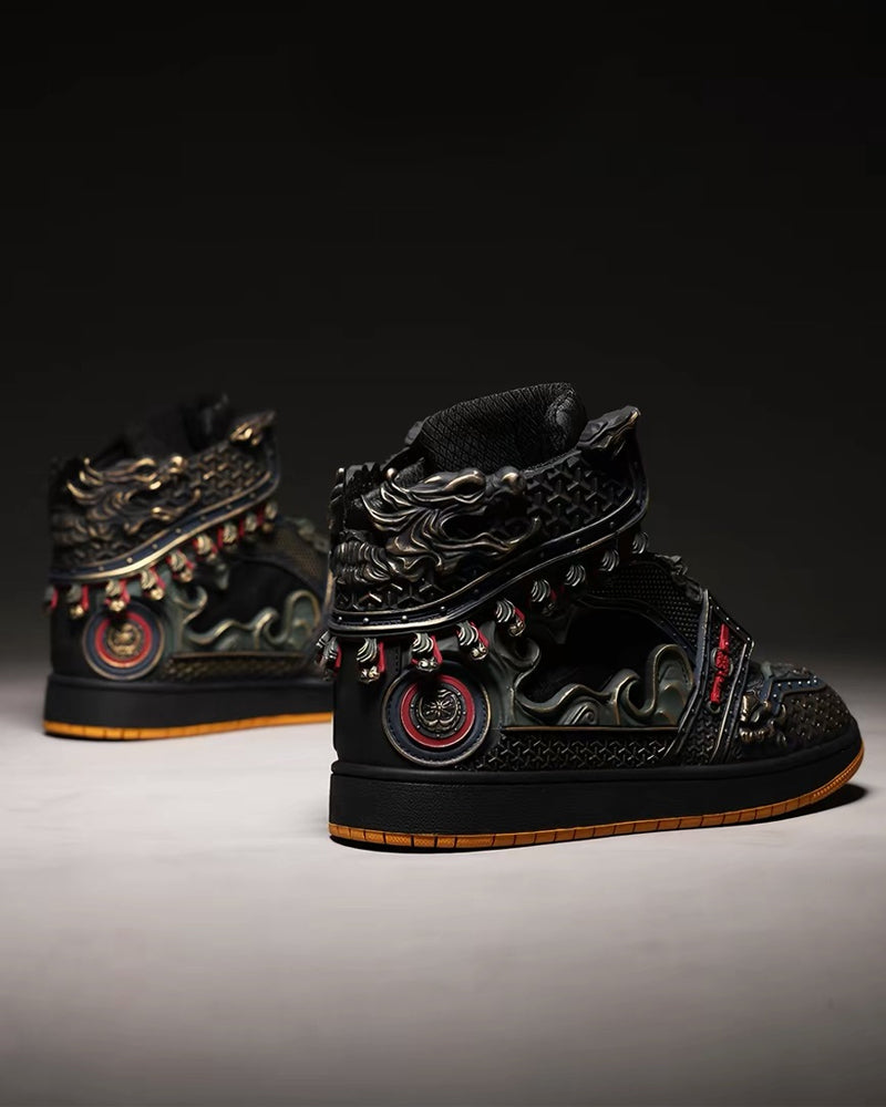 Techwear Armor High-Top Sneakers