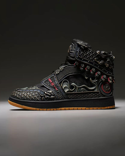 Techwear Armor High-Top Sneakers