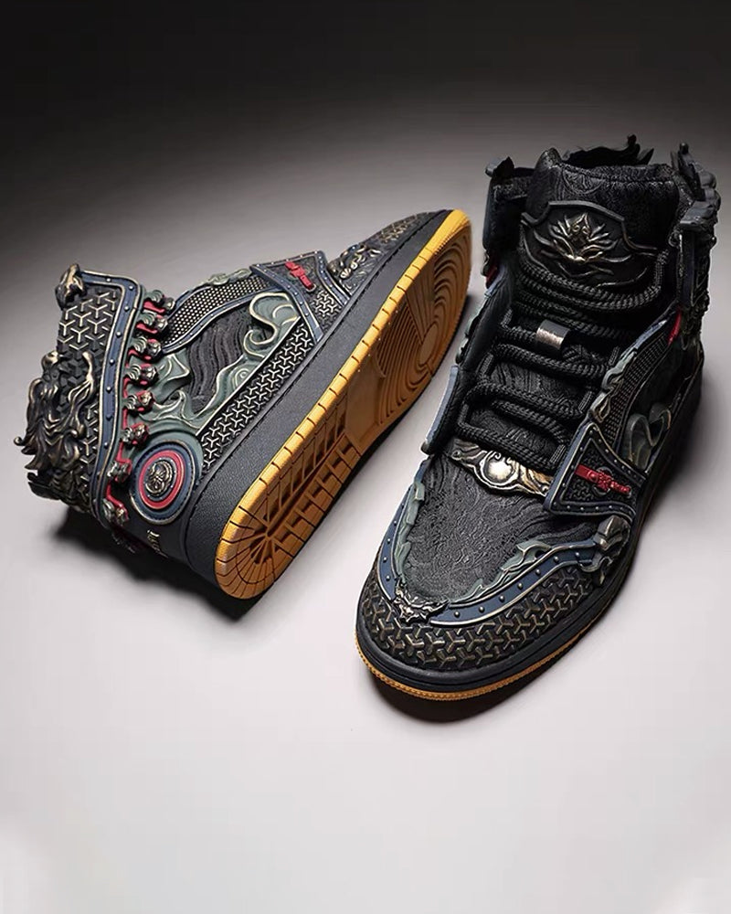 Techwear Armor High-Top Sneakers