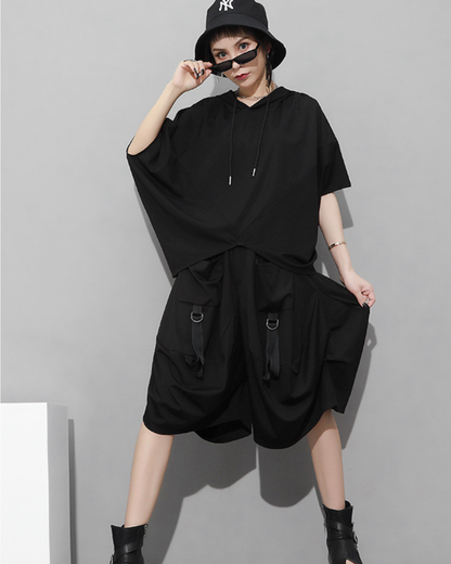 Streetwear Hip-Hop Cargo Skirt Pants