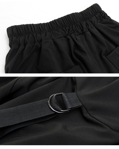 Streetwear Hip-Hop Cargo Skirt Pants