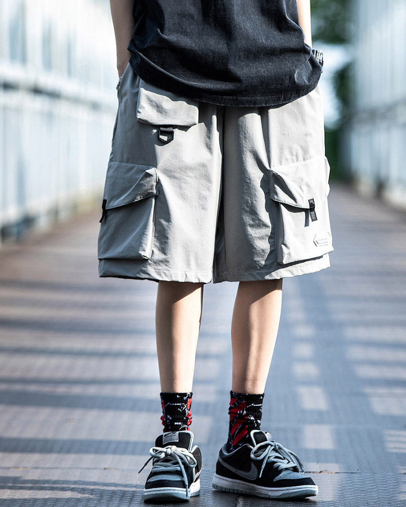 Streetwear Summer Loose-fitting Cargo Shorts