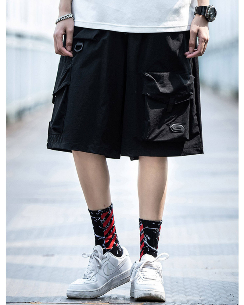 Streetwear Summer Loose-fitting Cargo Shorts