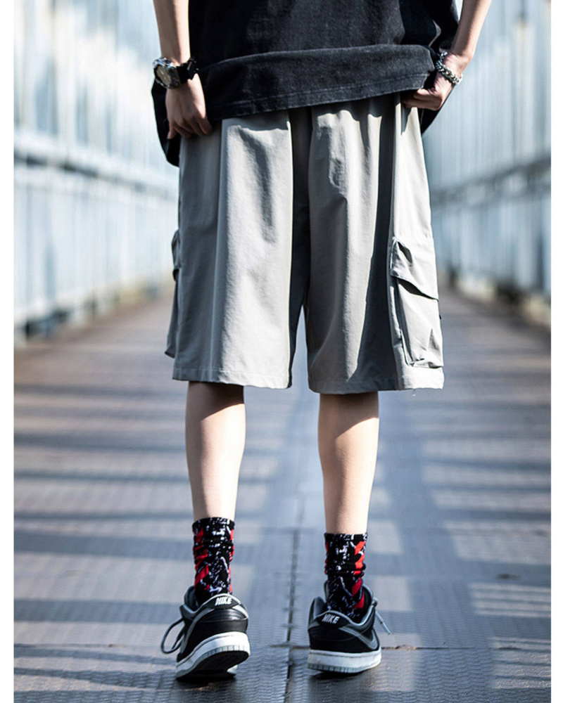 Streetwear Summer Loose-fitting Cargo Shorts