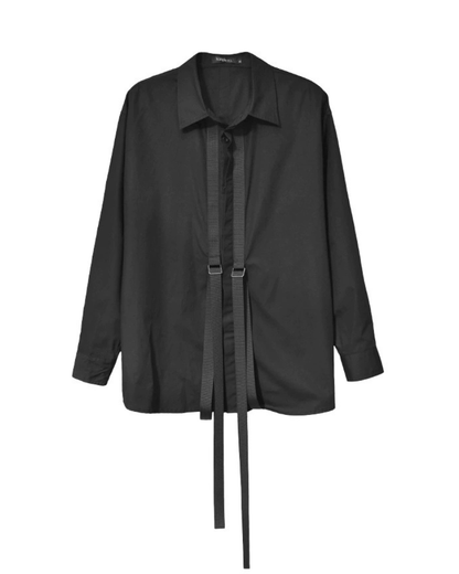 Streetwear Summer Ribbon Loose Fit Shirt