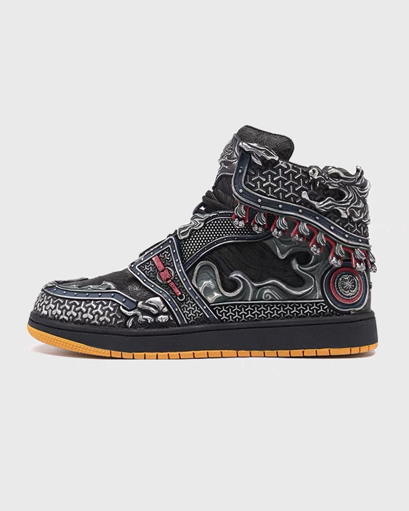 Techwear Armor High-Top Sneakers