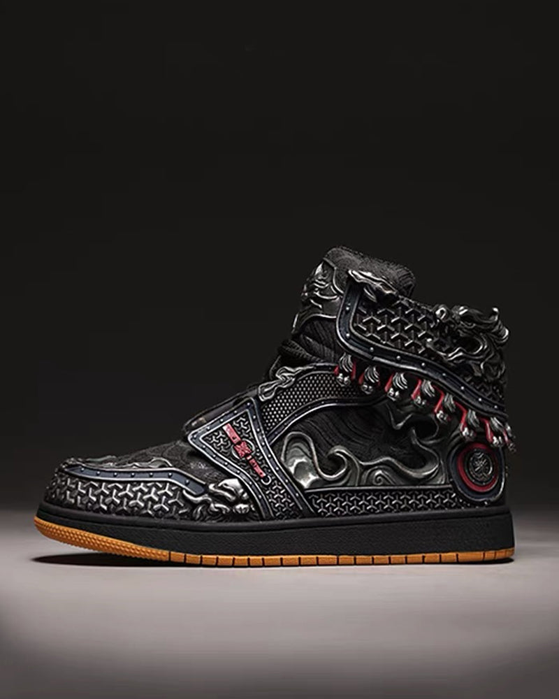 Techwear Armor High-Top Sneakers