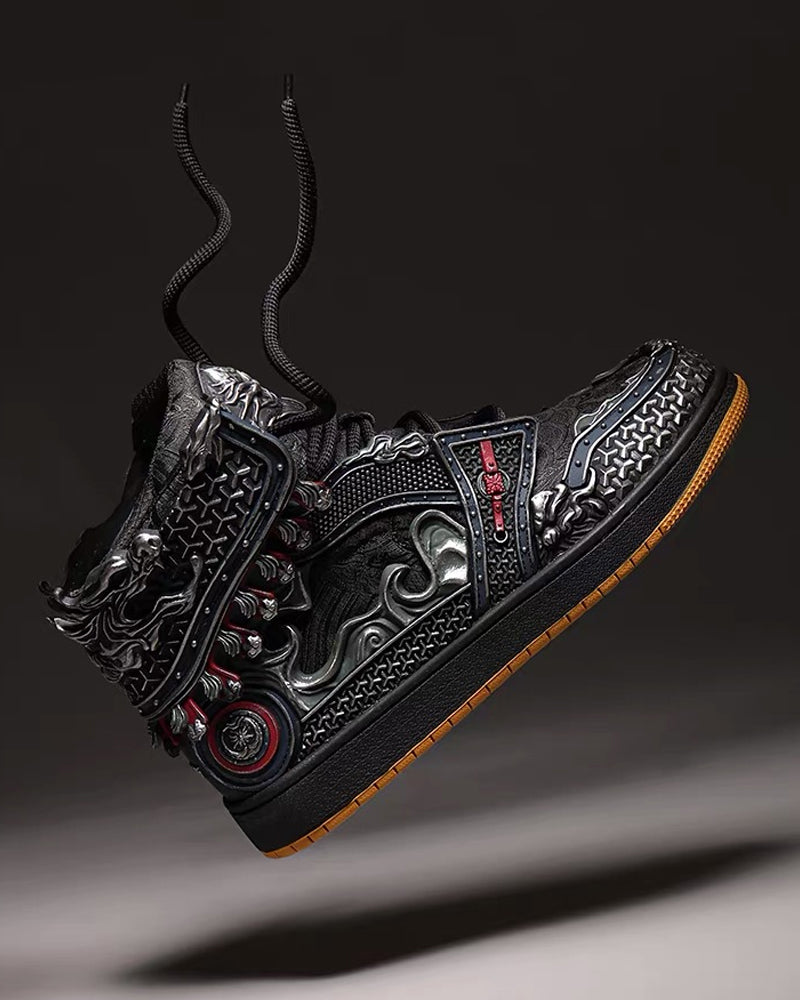 Techwear Armor High-Top Sneakers