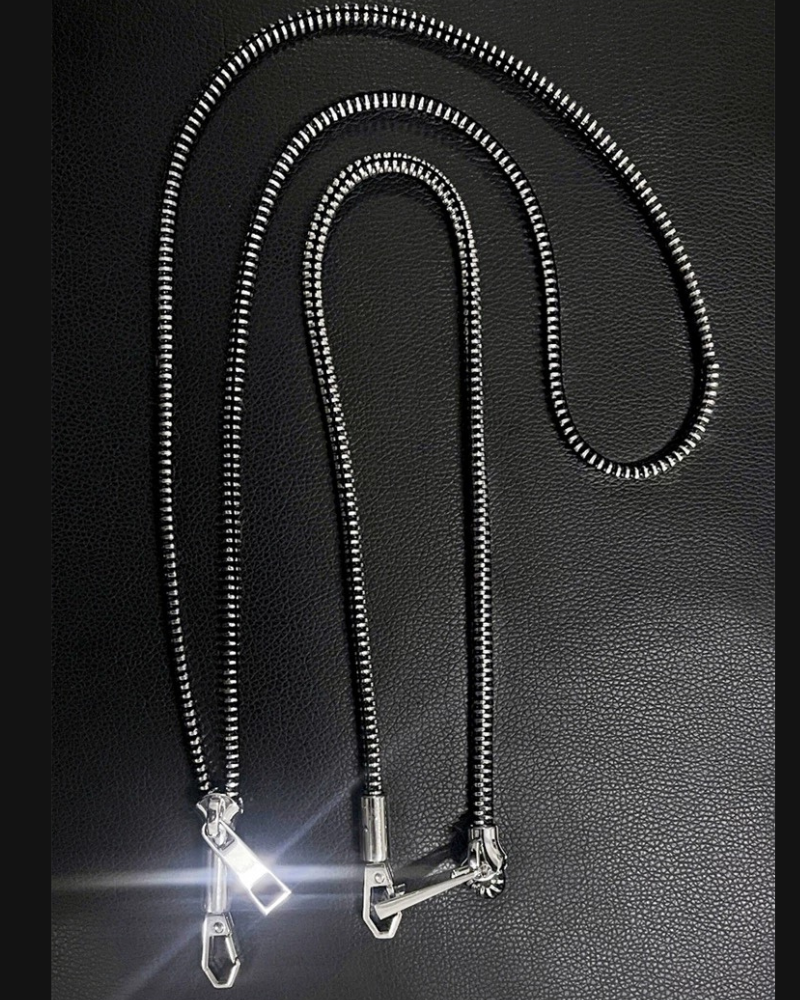 Streetwear Functional Zipper Necklace