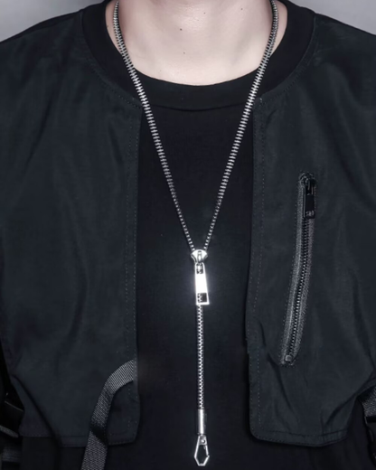 Streetwear Functional Zipper Necklace