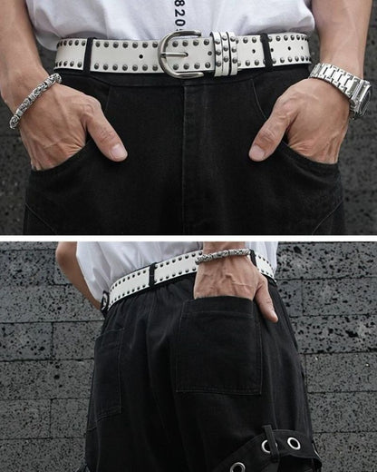 Streetwear Ribbon Multi-Pocket Cargo Pants