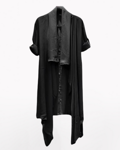 Streetwear Thin Shawl Shirt Sun Protection Long Coat