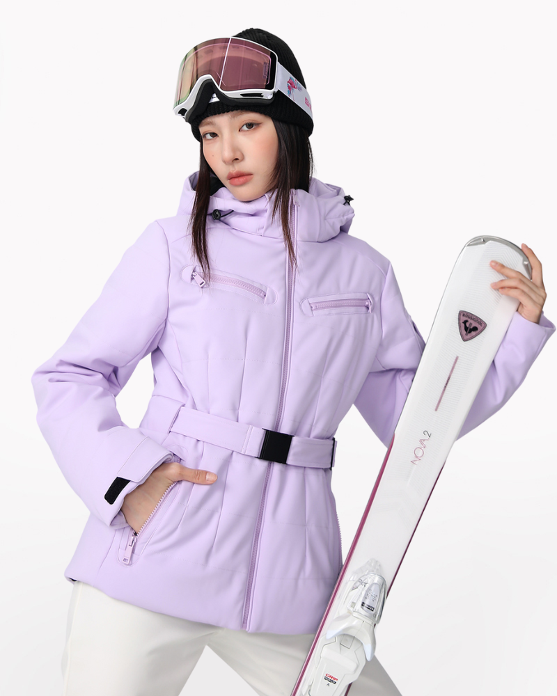 Ski Wear Stretch Fabric Slim Fit Ski Jacket -Women&