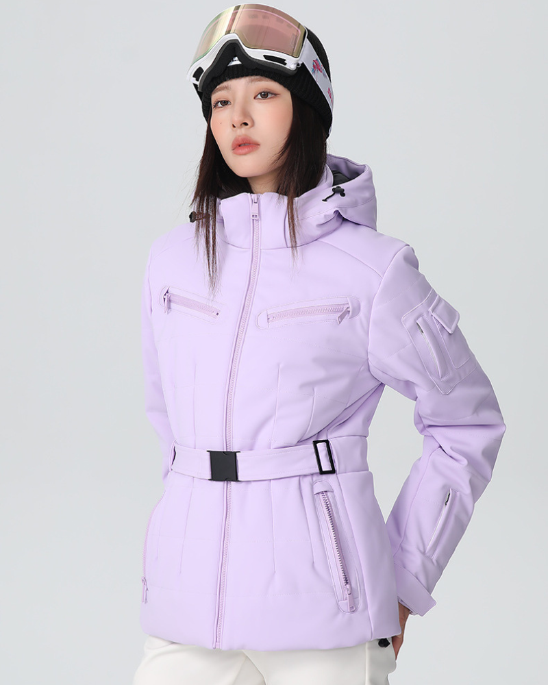 Ski Wear Stretch Fabric Slim Fit Women's Ski Jacket