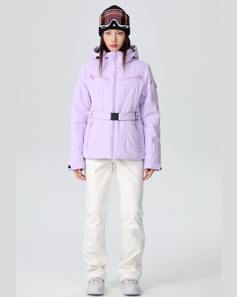 Ski Wear Stretch Fabric Slim Fit Women's Ski Jacket