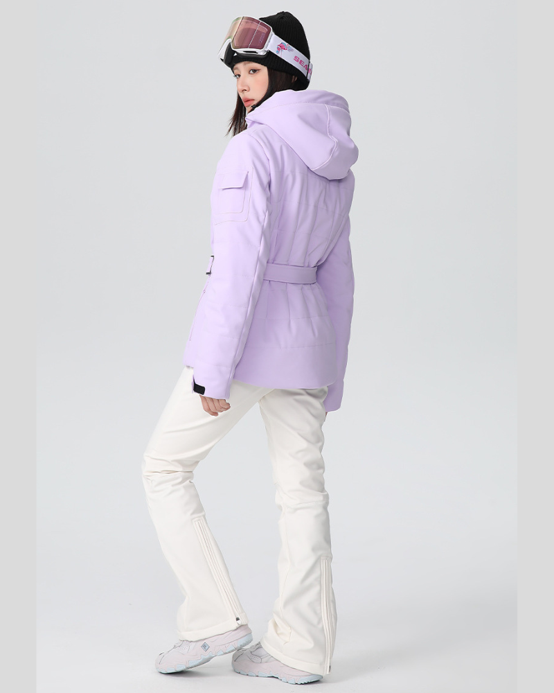 Ski Wear Stretch Fabric Slim Fit Women's Ski Jacket