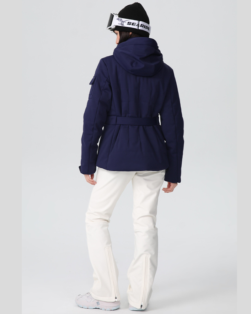 Ski Wear Stretch Fabric Slim Fit Ski Jacket -Women&