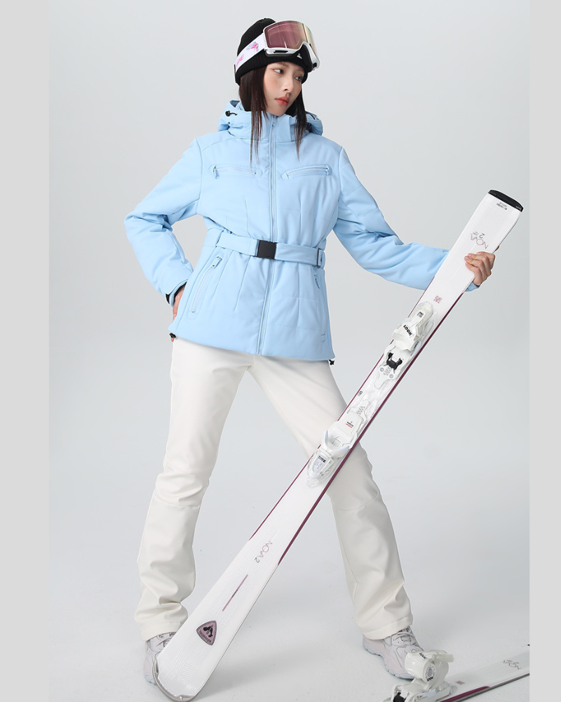 Ski Wear Stretch Fabric Slim Fit Ski Jacket -Women&