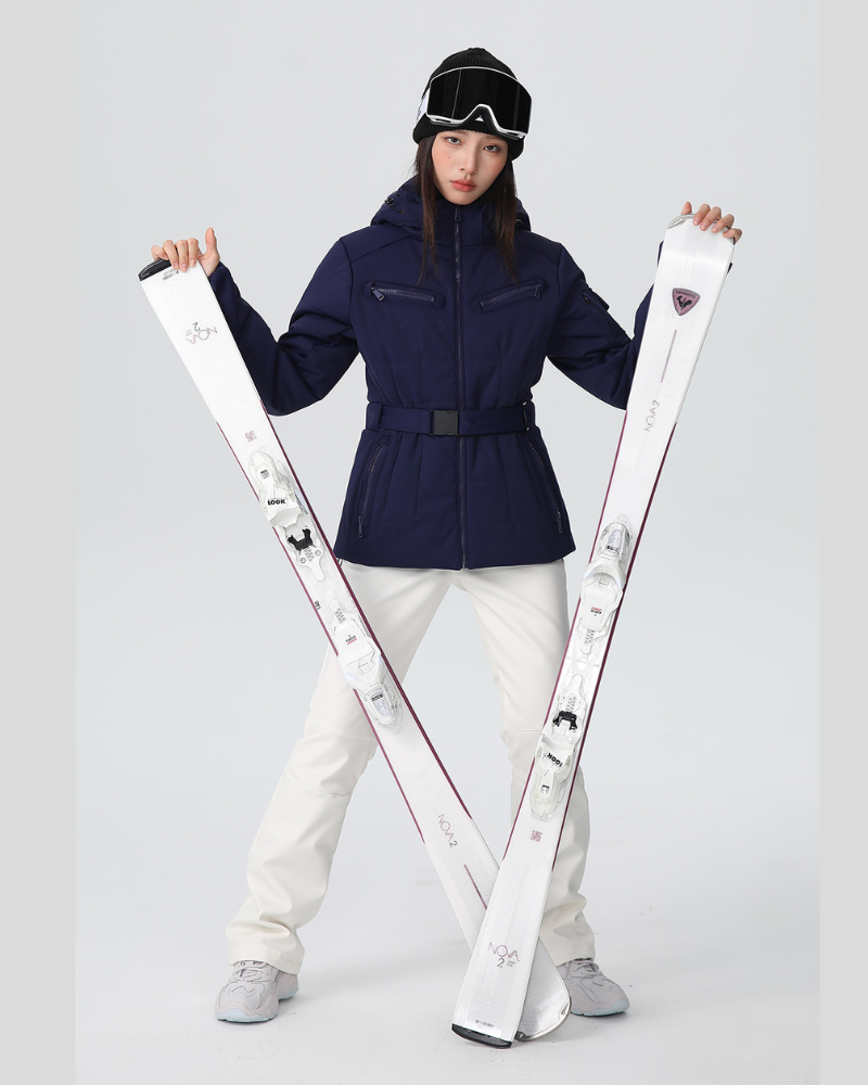 Ski Wear Stretch Fabric Slim Fit Ski Jacket -Women&