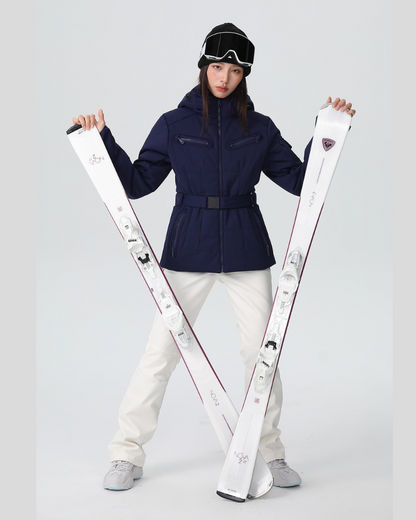 Ski Wear Stretch Fabric Slim Fit Ski Jacket -Women&