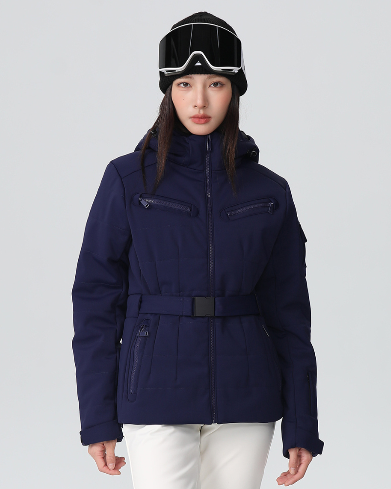 Ski Wear Stretch Fabric Slim Fit Ski Jacket -Women&