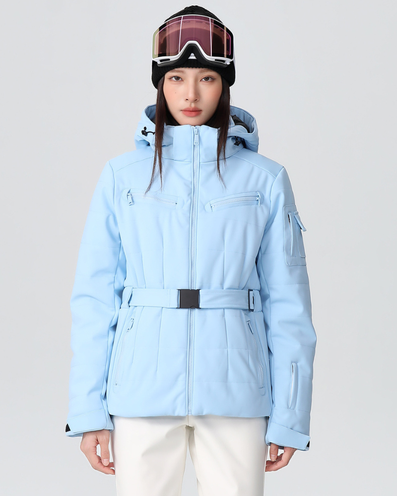 Ski Wear Stretch Fabric Slim Fit Ski Jacket -Women&