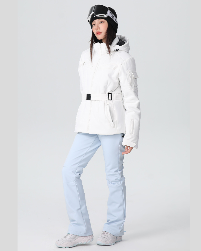 Ski Wear Stretch Fabric Slim Fit Women's Ski Jacket