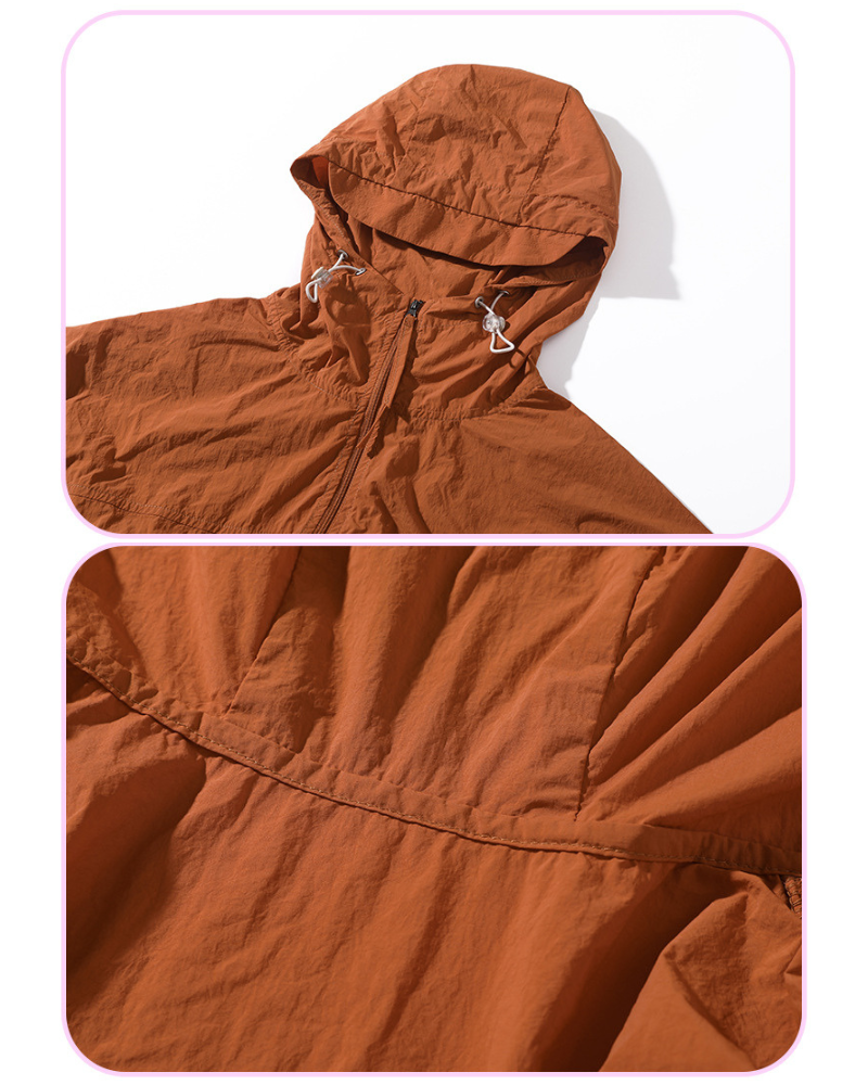 Summer Hiking Outdoor Couple Ice Silk Sun Protection Jacket