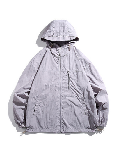 Summer Hiking Outdoor Couple Ice Silk Sun Protection Jacket