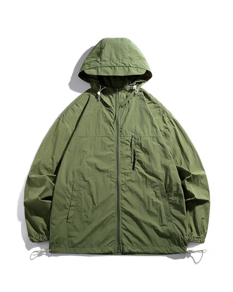 Summer Hiking Outdoor Couple Ice Silk Sun Protection Jacket