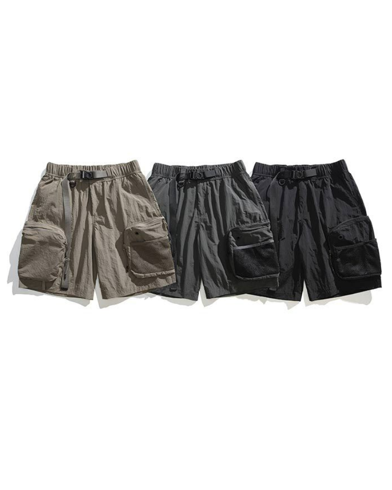 Summer Outdoor Functional Multi-Pocket Sports Shorts