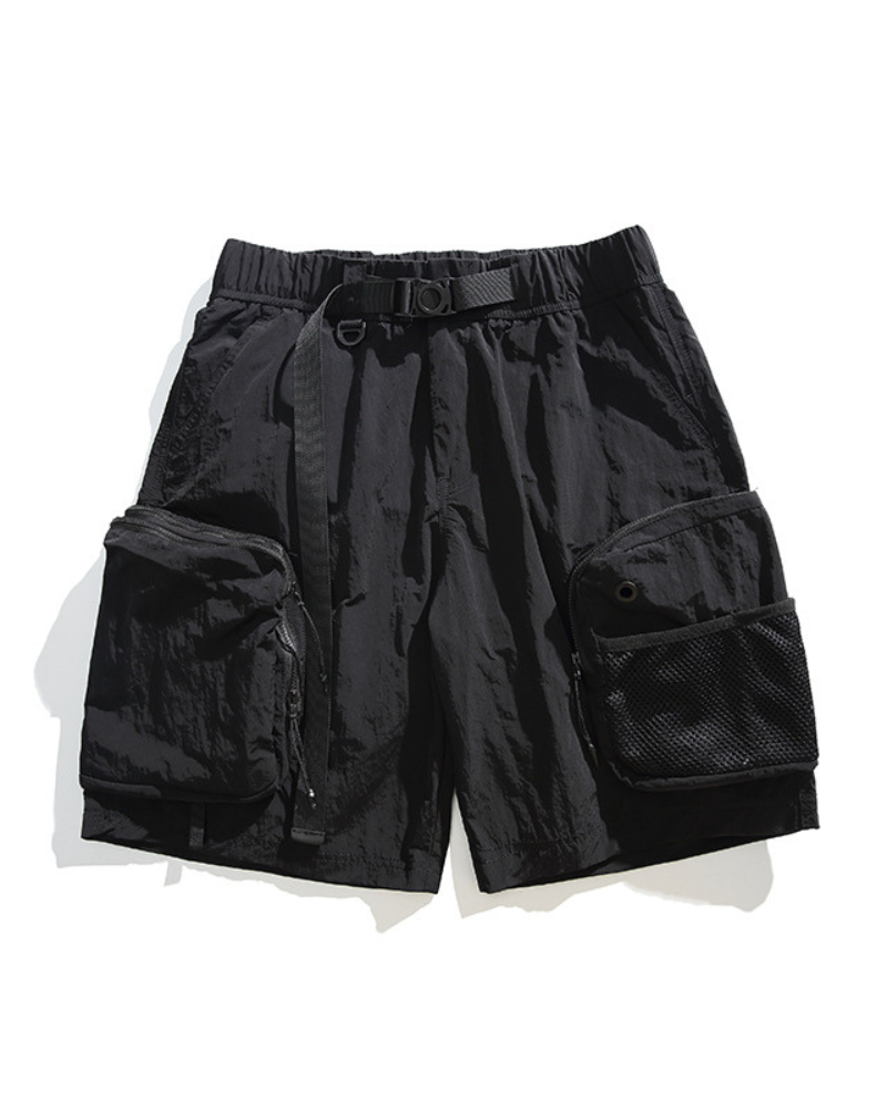 Summer Outdoor Functional Multi-Pocket Sports Shorts