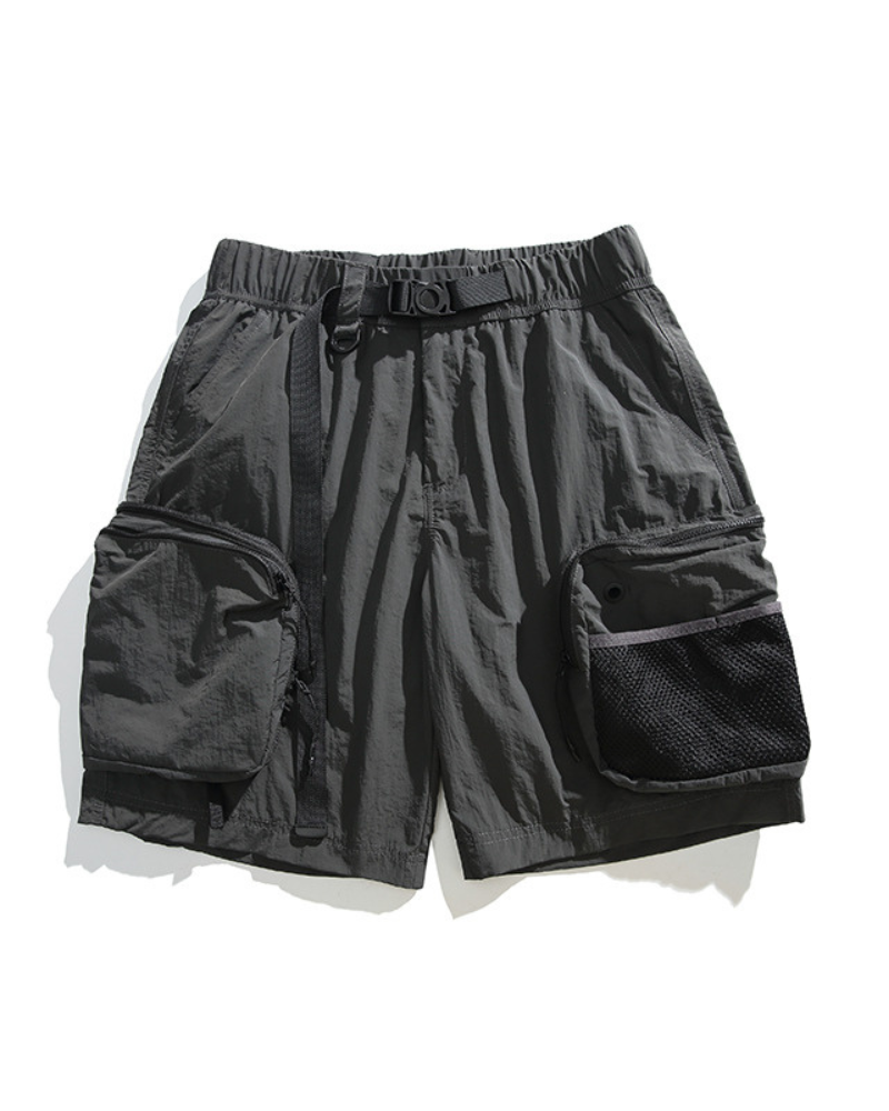 Summer Outdoor Functional Multi-Pocket Sports Shorts