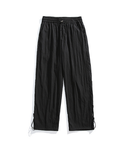 Summer Outdoor Ice Silk Pleated Drape Hiking Pants