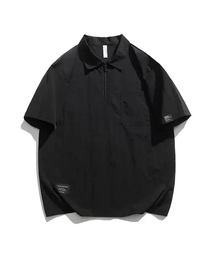 Summer Outdoor Quick-Drying Breathable Polo-Neck T-Shirt