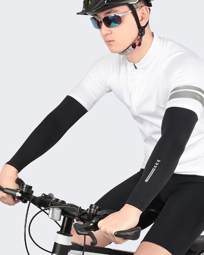 Sun Protection Sleeves Reflective Ice Silk Wrist Bracers