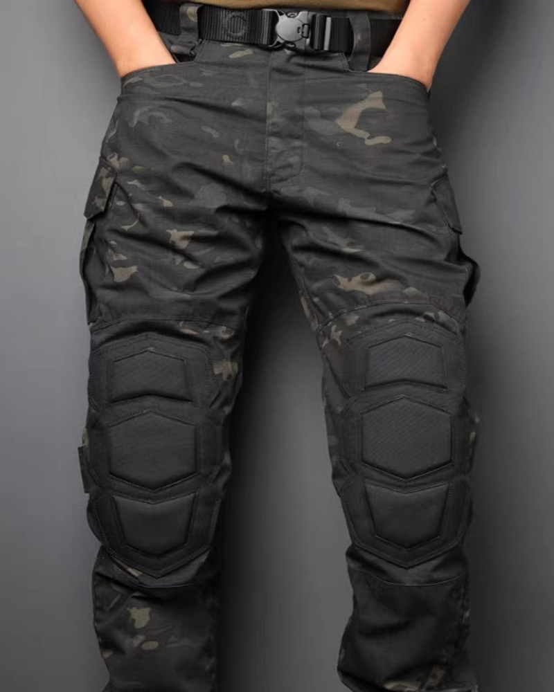 Outdoor Riding Knee Pads Tactical Cargo Pants