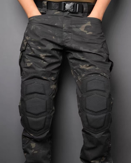 Outdoor Riding Knee Pads Tactical Cargo Pants