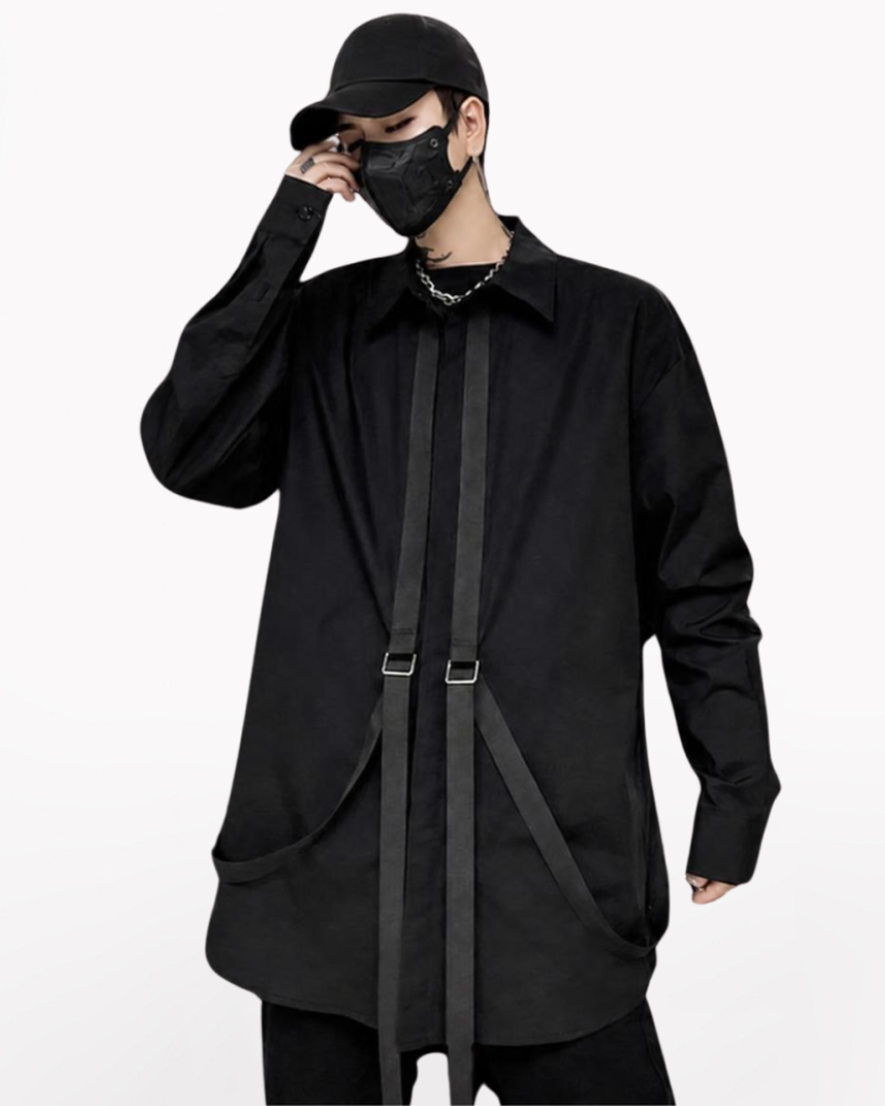 Streetwear Summer Ribbon Loose Fit Shirt