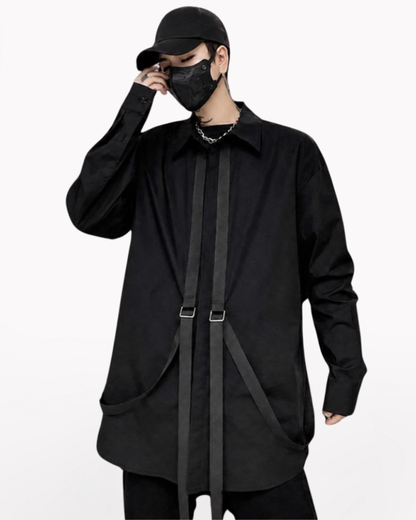 Streetwear Summer Ribbon Loose Fit Shirt