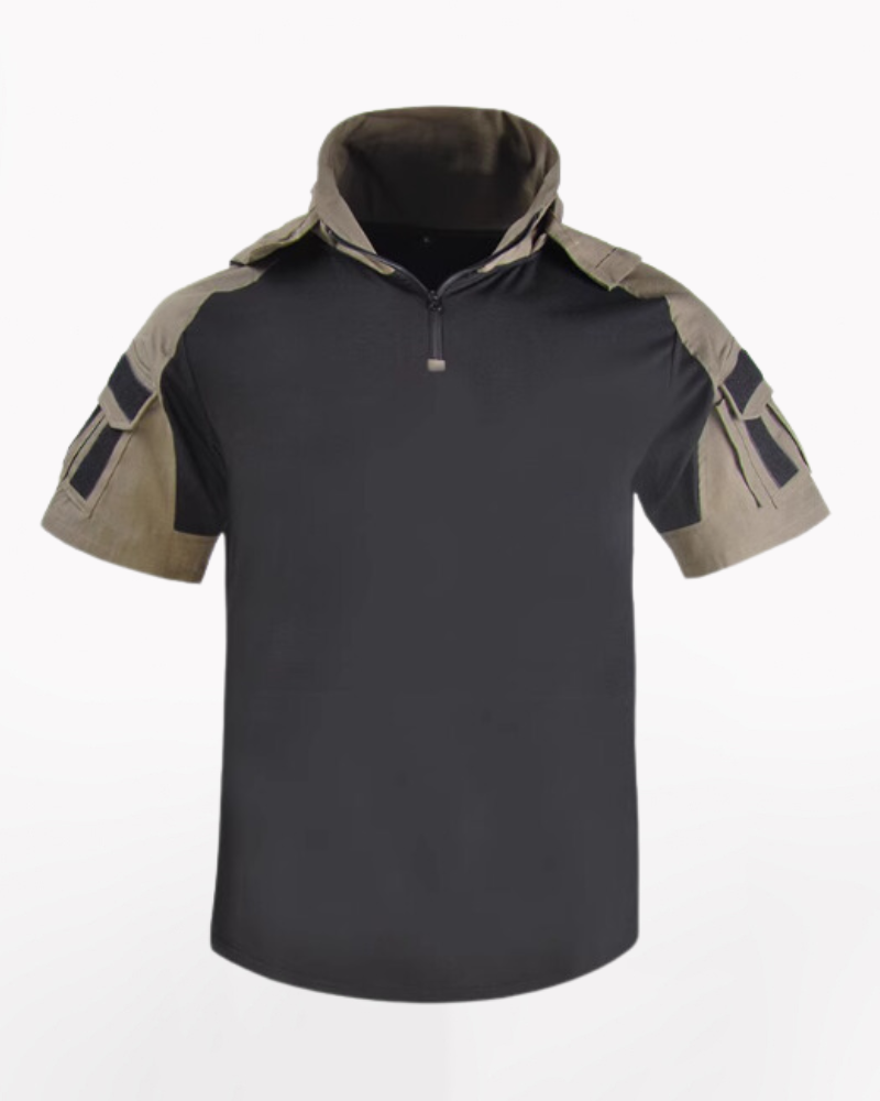 Outdoor Tactical Camo Hooded T-Shirt