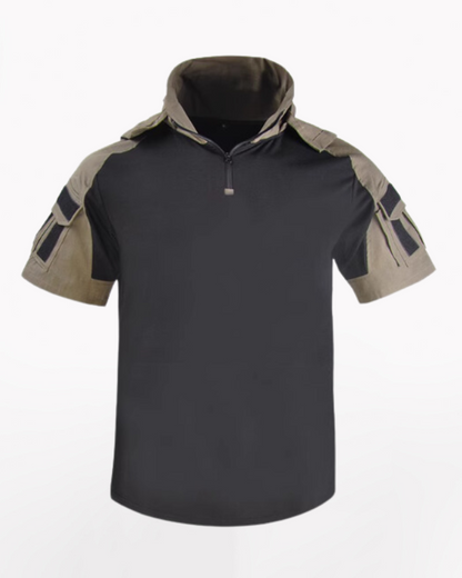 Outdoor Tactical Camo Hooded T-Shirt