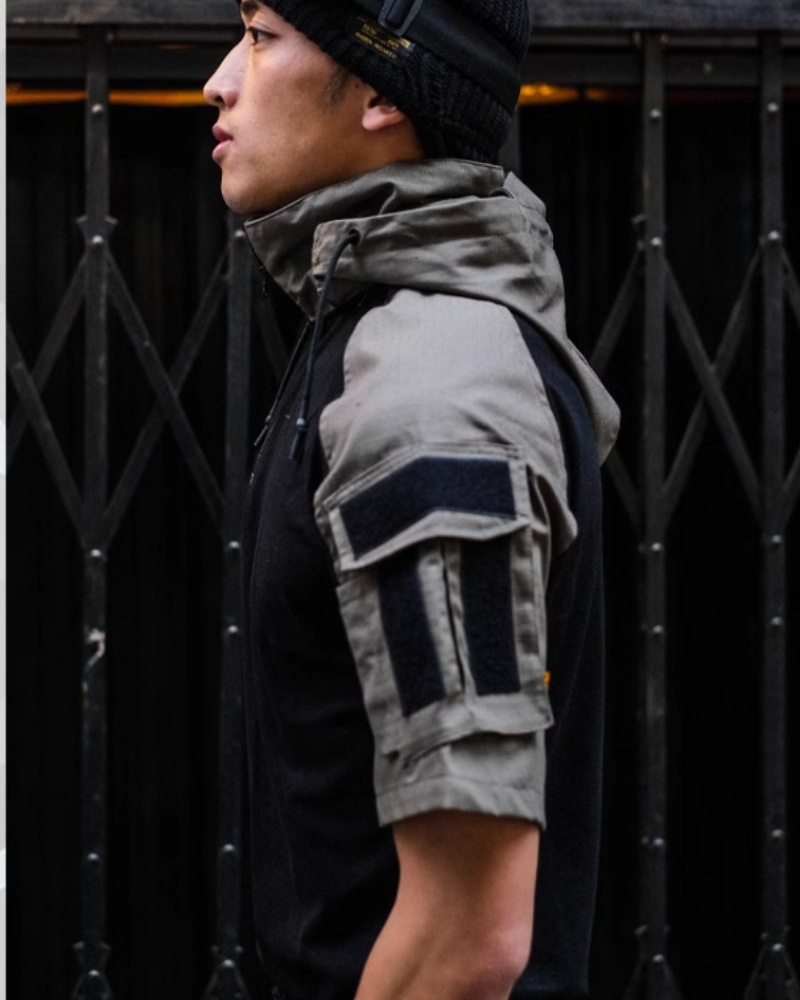 Outdoor Tactical Camo Hooded T-Shirt