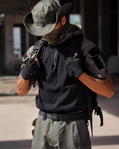 Outdoor Tactical Camo Hooded T-Shirt