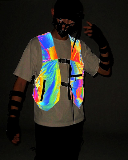Tactical Functional Colorful Reflective Vest