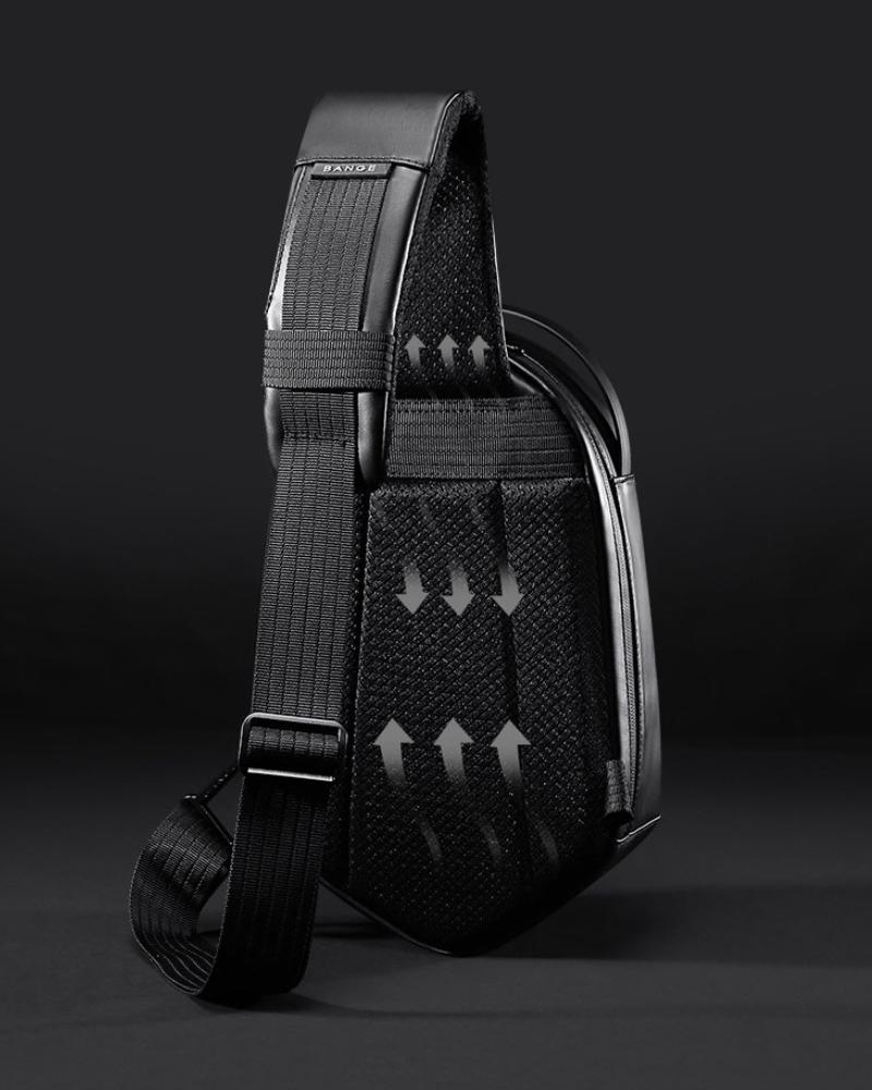 Technical Hard Shell Tech Hard Shell Polyhedron Sling Backpack – Techwear Official