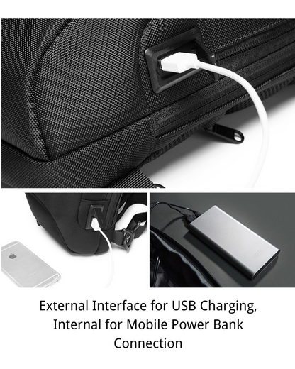 Tech Crossbody Sling Backpack